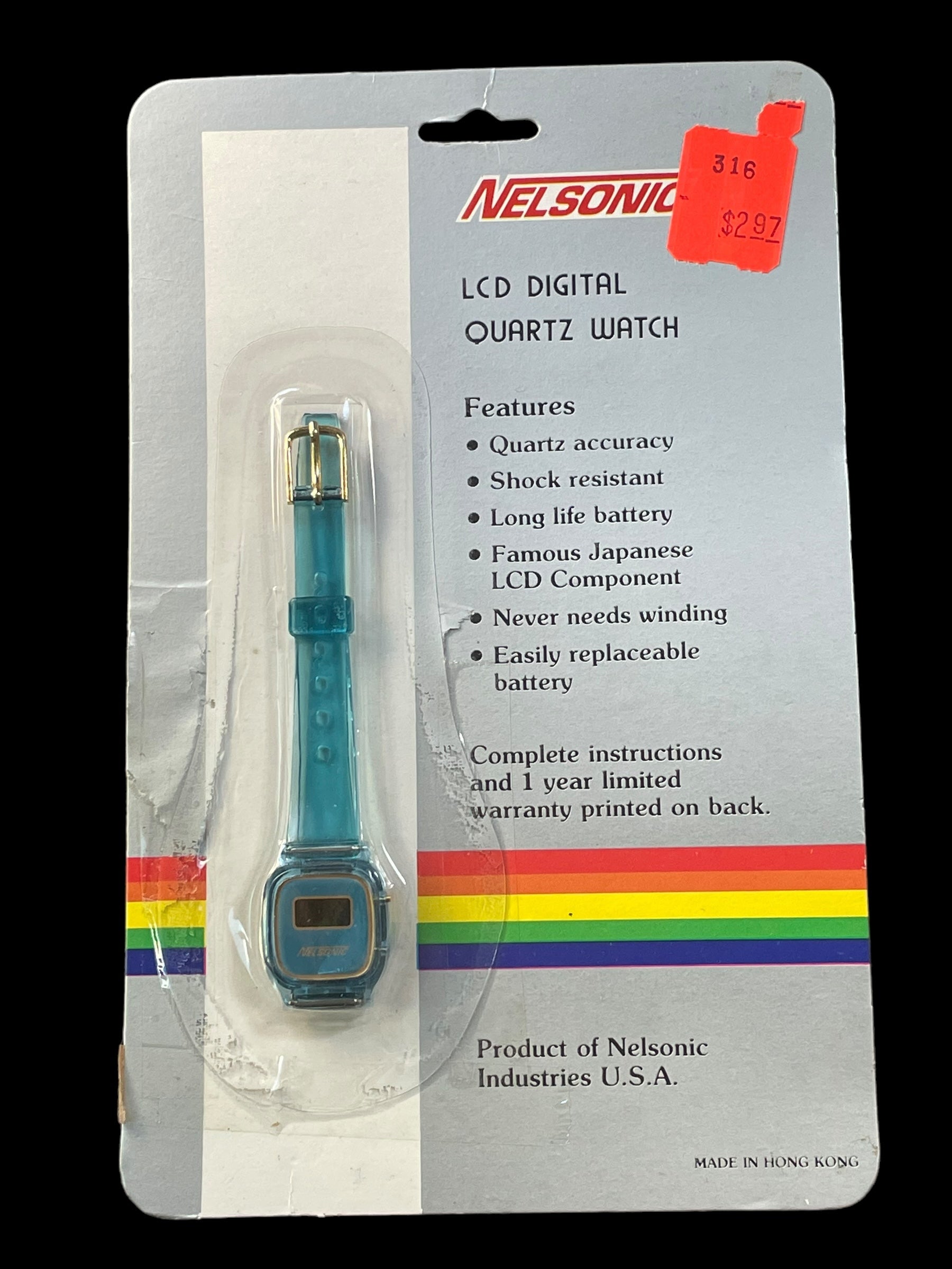 Nelsonic outlets digital watch face. Multi function face. Sold as is