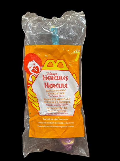 1997 Hercules Pain and Panic Sound Stick McDonald's Happy Meal Toy