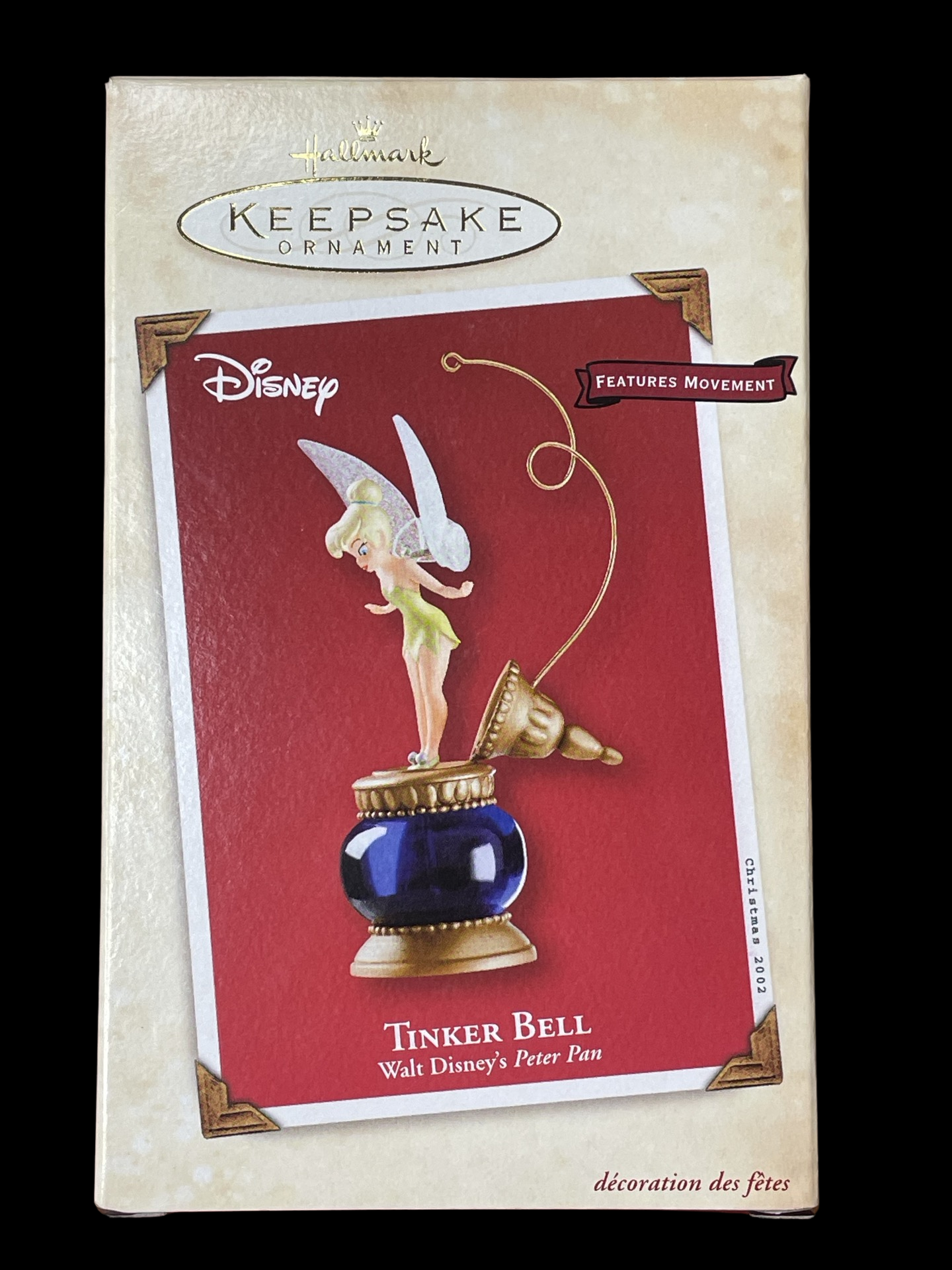 2002 Hallmark Keepsake Ornament Tinker Bell, Disney's Peter Pan