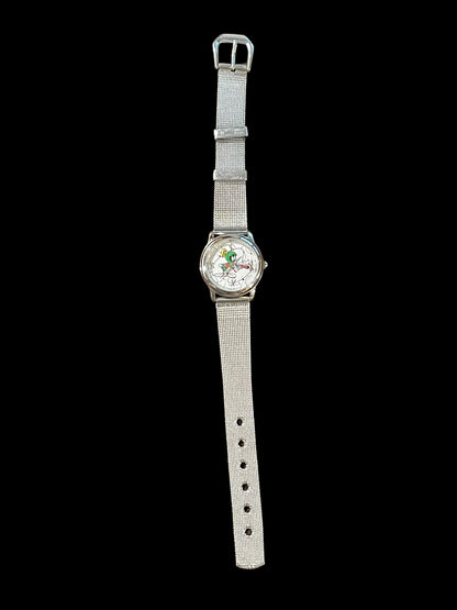 Warner Bros Silver Tone Marvin the Martian Metal Watch By Fossil