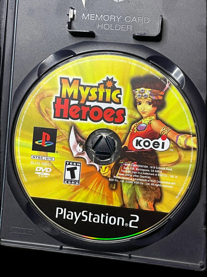 2002 Mystic Heroes PS2 Sony PlayStation 2 Multiplayer Game CIB with Manual