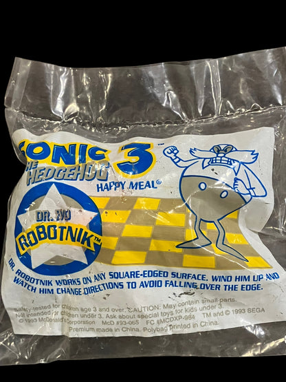 1993 Sonic 3 The Hedgehog Complete Set w/o U3 McDonald's Happy Meal Toy