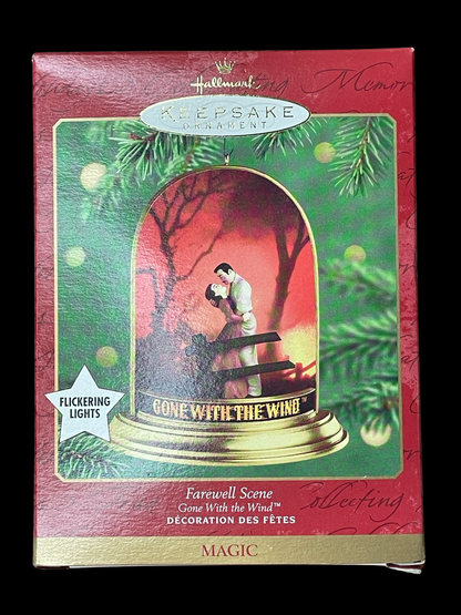 2001 Hallmark Keepsake Ornament Farewell Scene, Gone With the Wind, Magic