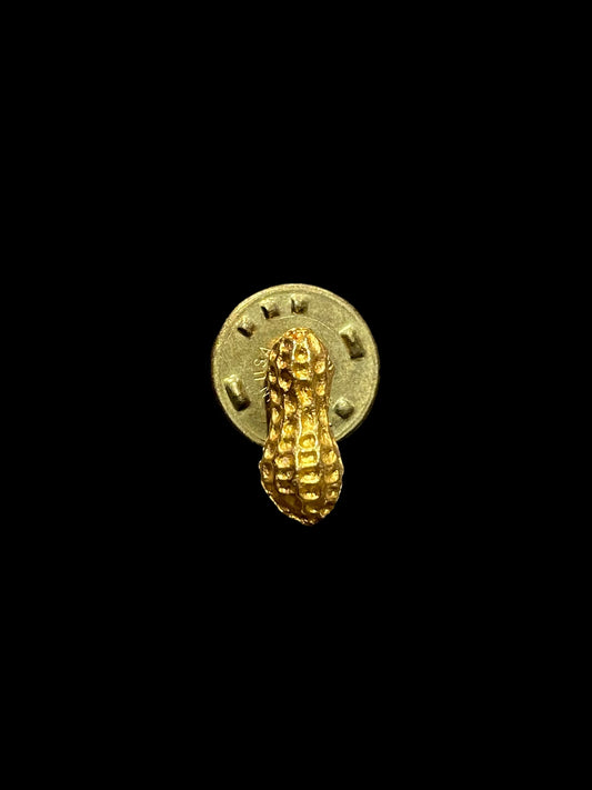 Vintage Retro Gold Tone Peanut Brooch Pin