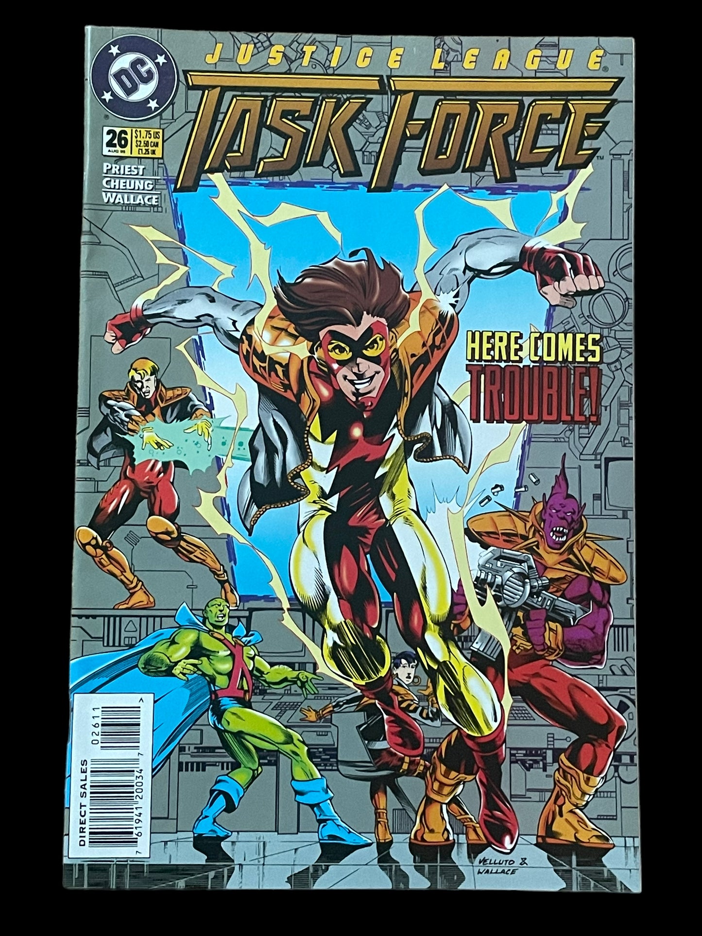 Justice League Task Force #26 Aug 1995 DC Comics Book