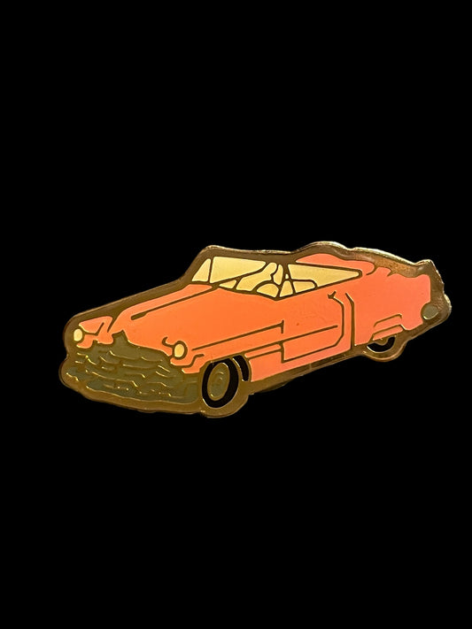 Classic Convertible Cadillac Car Enamel Brooch Pin