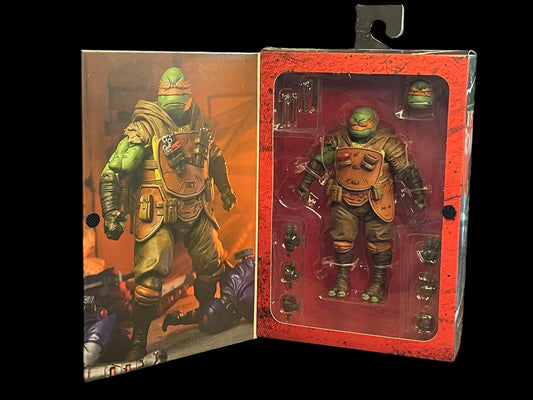 NECA Teenage Mutant Ninja Turtles The Last Ronin Ultimate Flashback Michelangelo 7" Action Figure