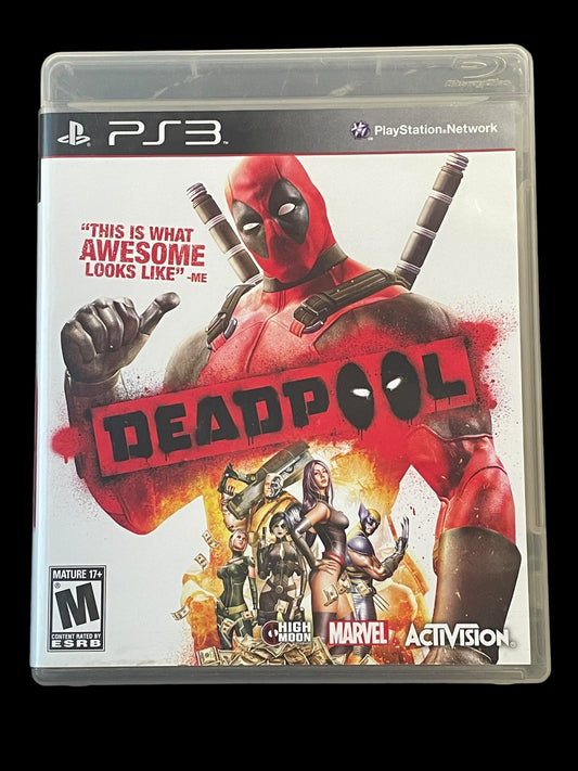 2013 Deadpool Sony PS3 Playstation 3 Complete Game