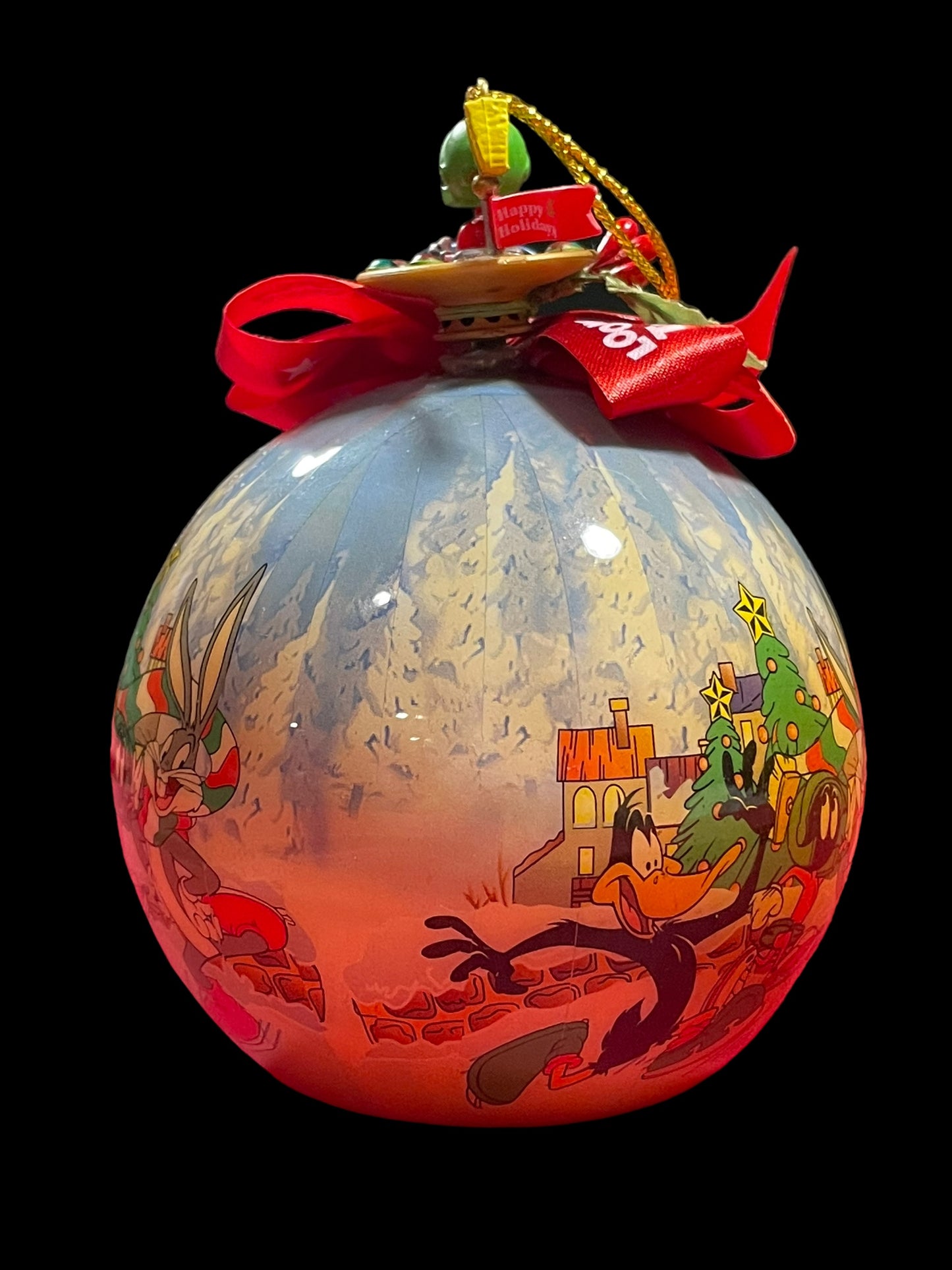 1995 Matrix Ornament Looney Tunes Marvin the Martian Christmas Sphere