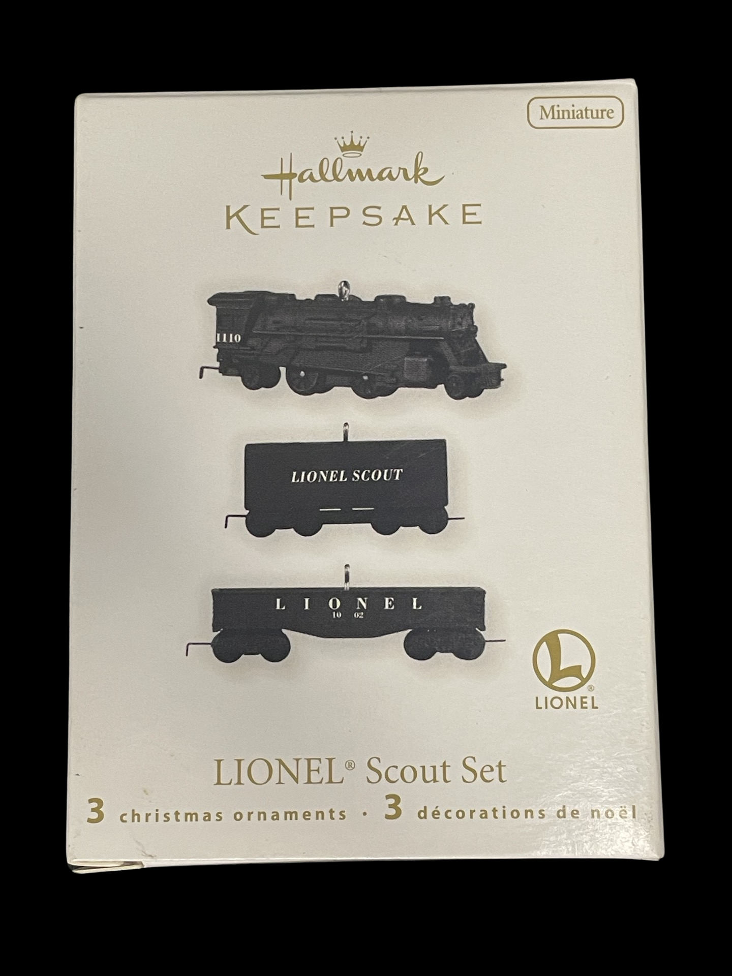 2010 Hallmark Keepsake Ornament Lionel Scout Set, Miniature