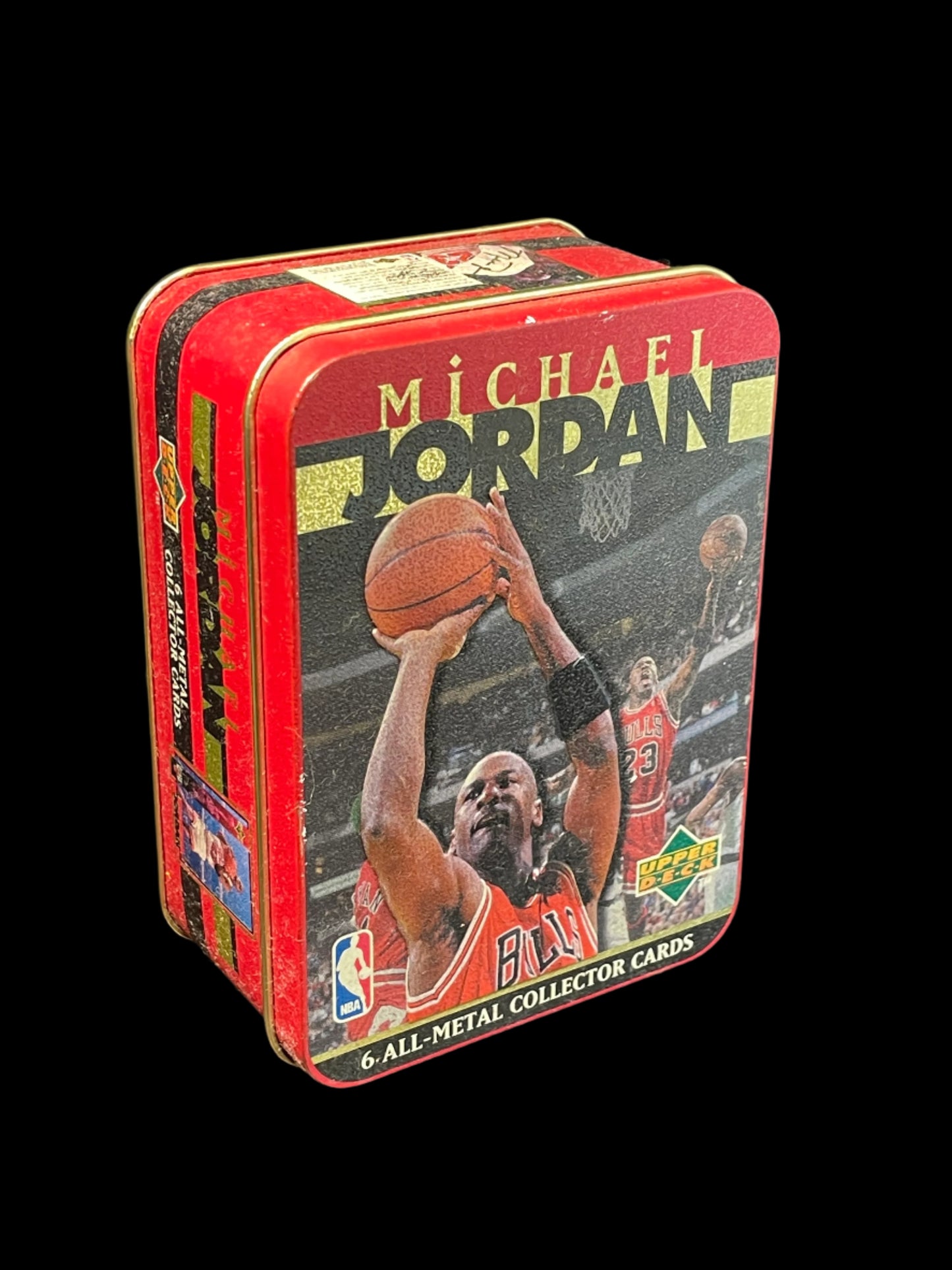 1996 Upper Deck Michael Jordan Chicago Bulls 6 All Metal Collector Cards