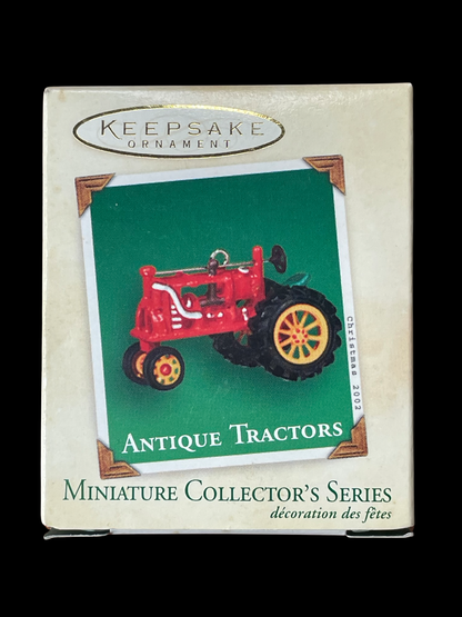 2002 Hallmark Keepsake Ornament Antique Tractors #6, Miniature