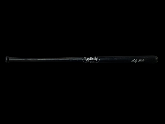 Vintage Black Personalized Mickey 25 Louisville Slugger Mini Bat