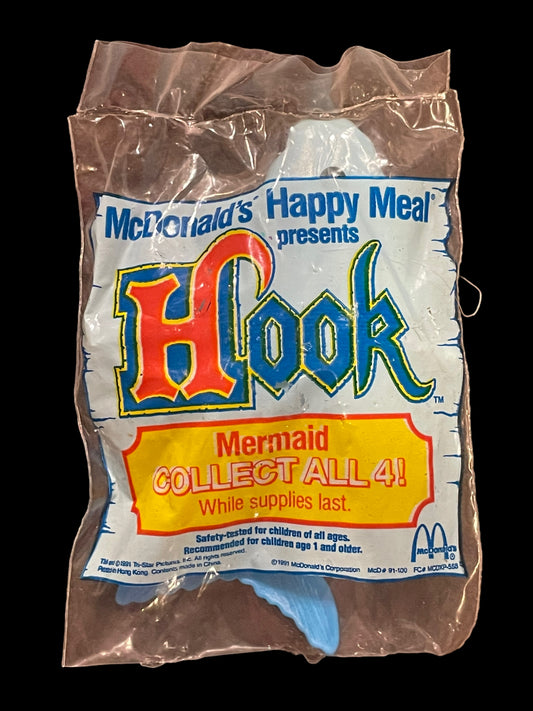 1991 Hook Mermaid McDonald's Happy Meal Toy