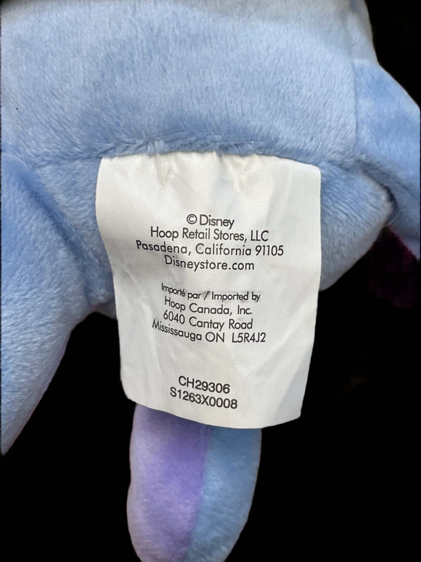 Authentic Disney Store Winnie the Pooh Mini Bean Bag Plush Pajama Eeyore