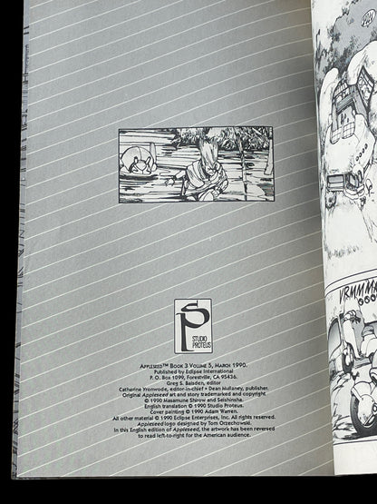 Appleseed Book 3 Volume 5 March 1990