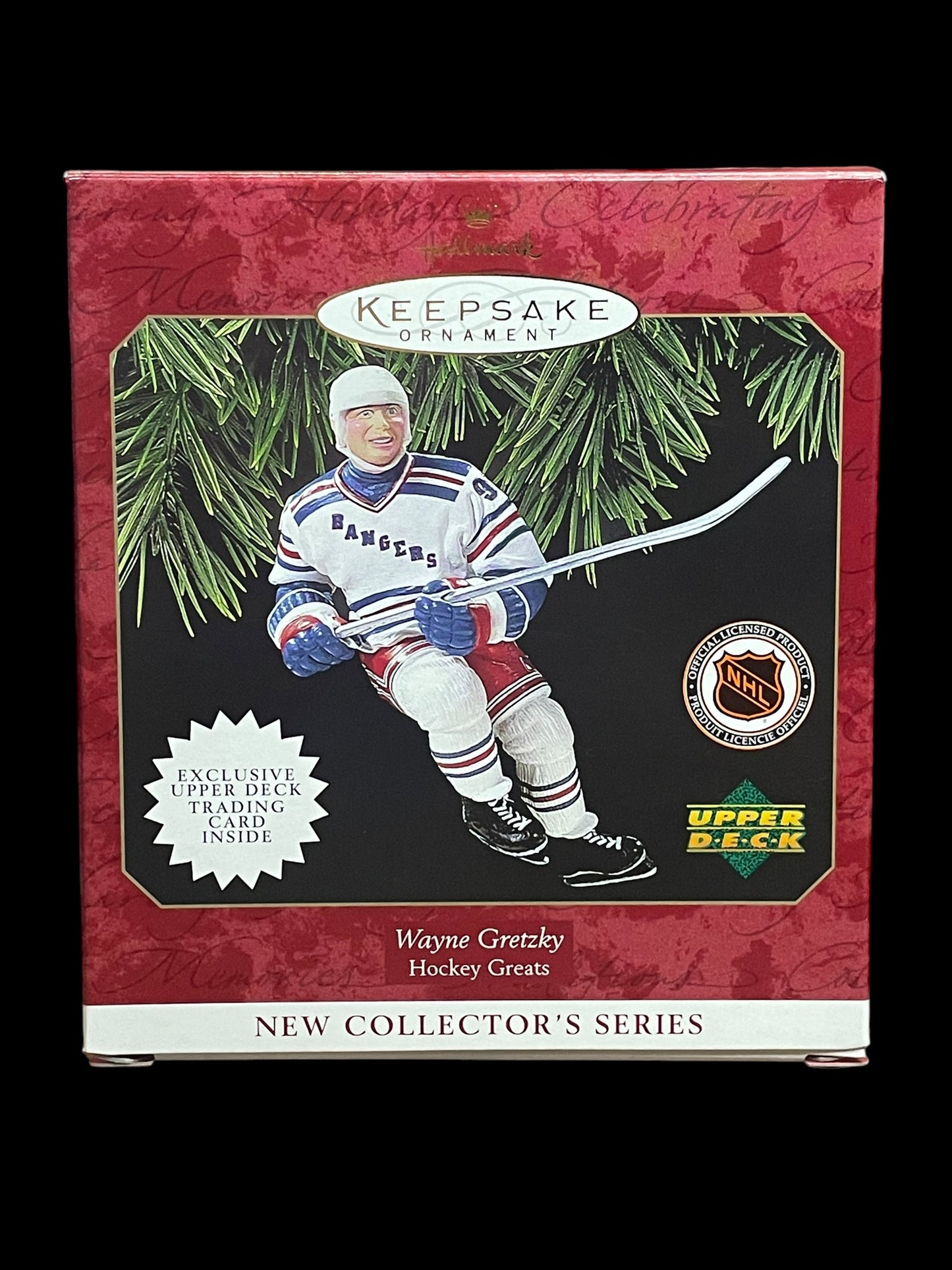 1997 Hallmark Keepsake Ornament NHL Wayne Gretzky Hockey Greats New Collector's Series