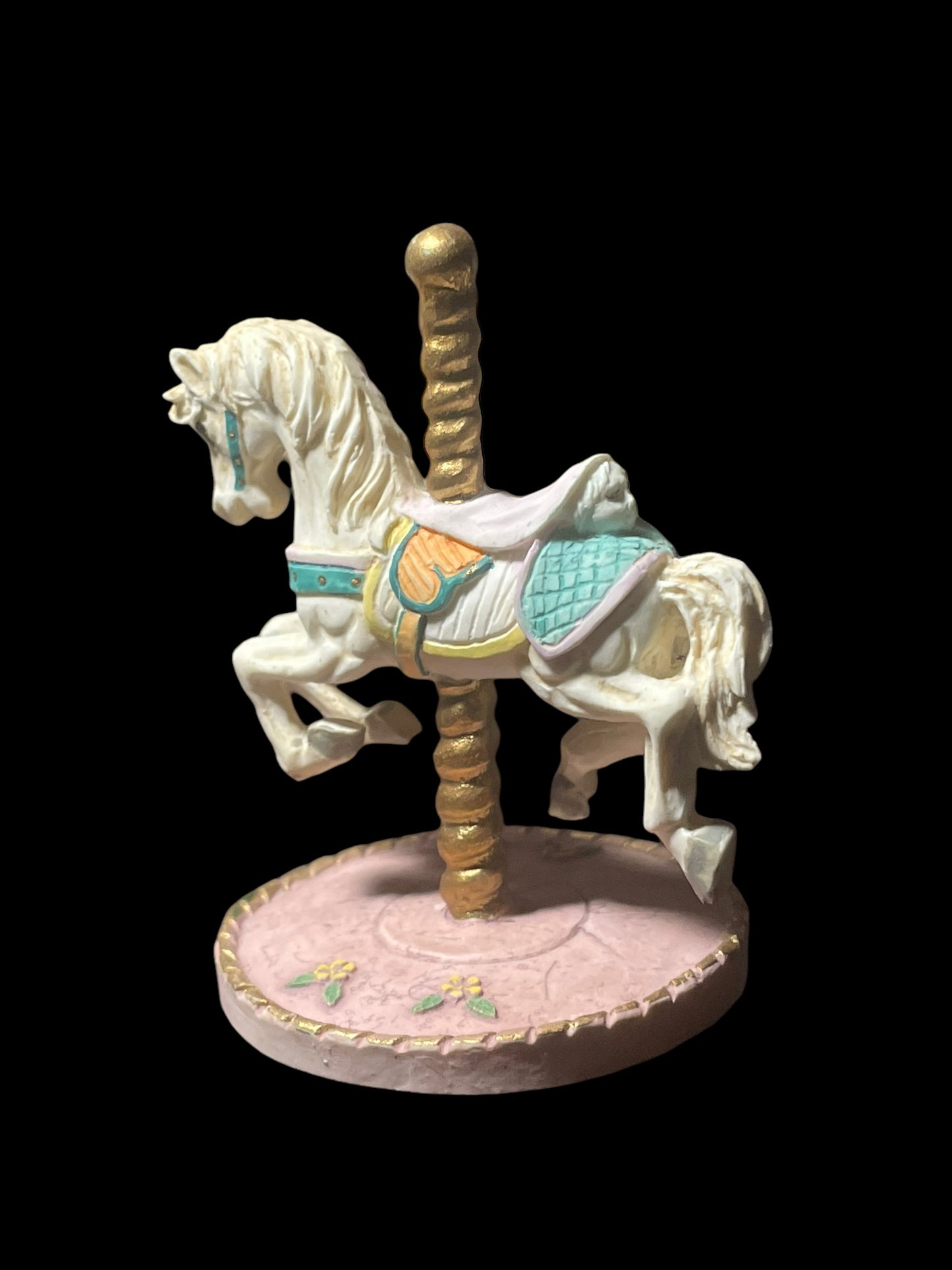 1991 Willitts Ceramic Carousel Horse Mini Figurine