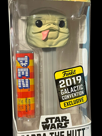 2019 Funko Pop and Pez Star Wars Jabba The Hutt Galactic Con Exclusive