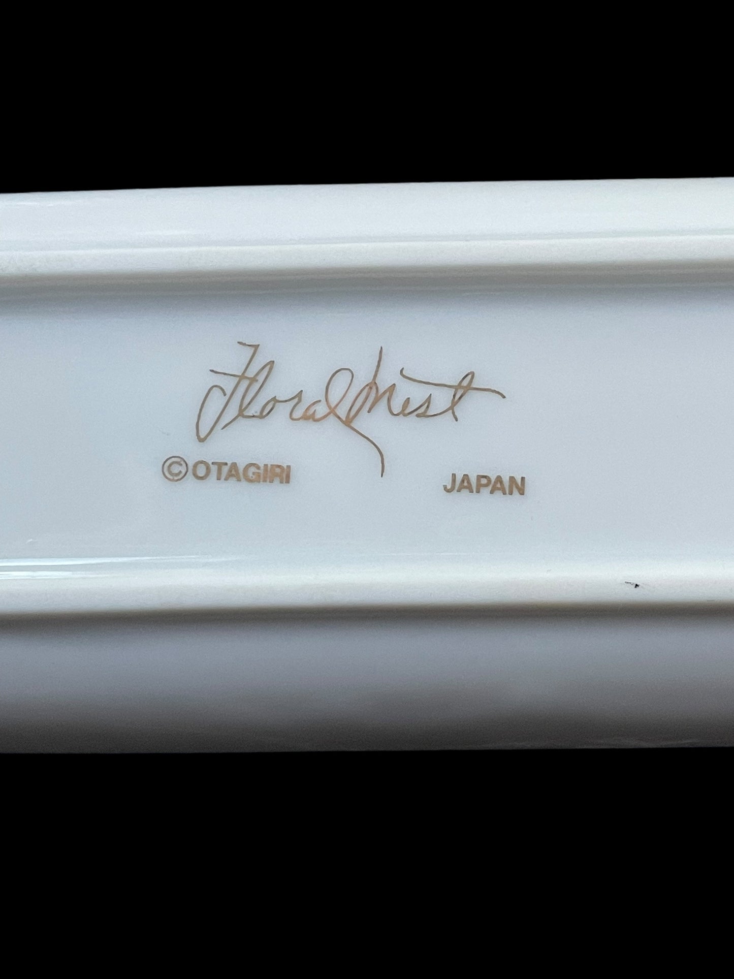 Otagiri Japan Floral Pen Trinket Tray