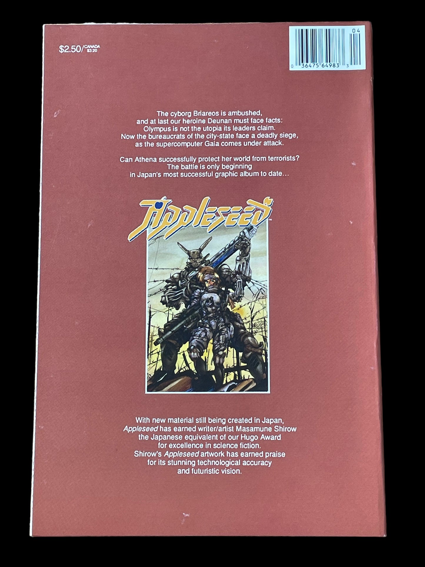 Appleseed Book 1 Volume 4 Dec 1988