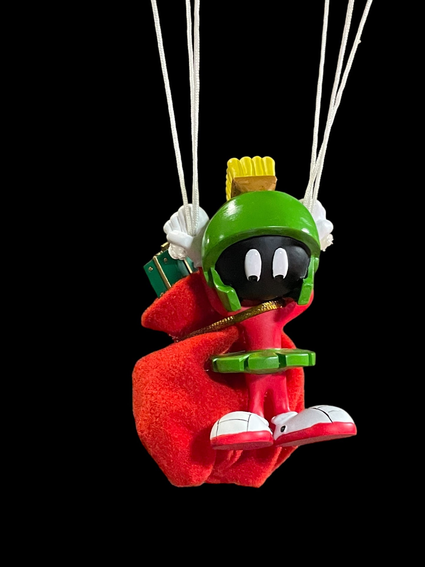 1998 Warner Bros Marvin The Martian Christmas Ornament Snowflake Parachute