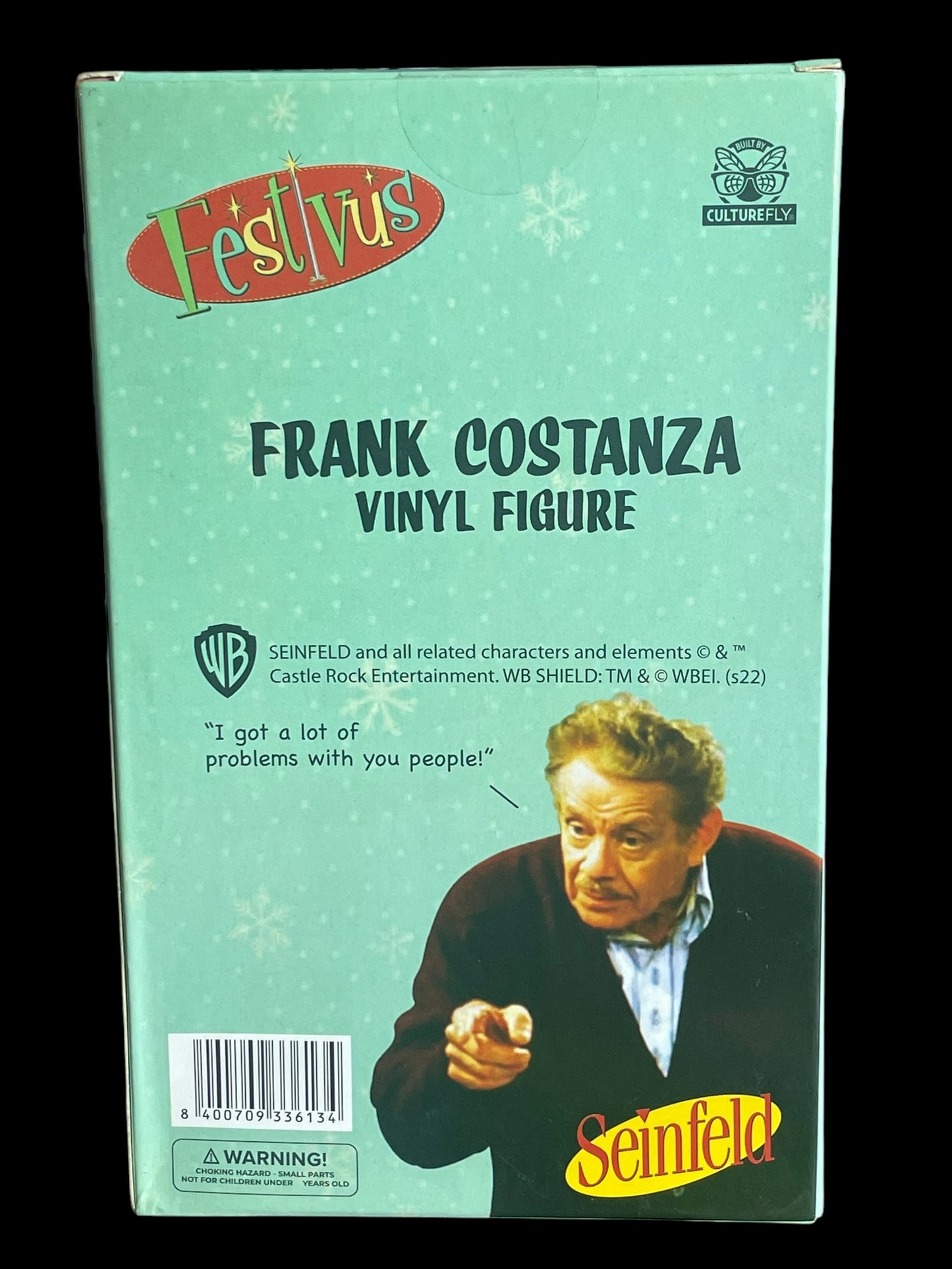 Festivus Seinfeld Frank Costanza Holding Pole Vinyl Figure Rare