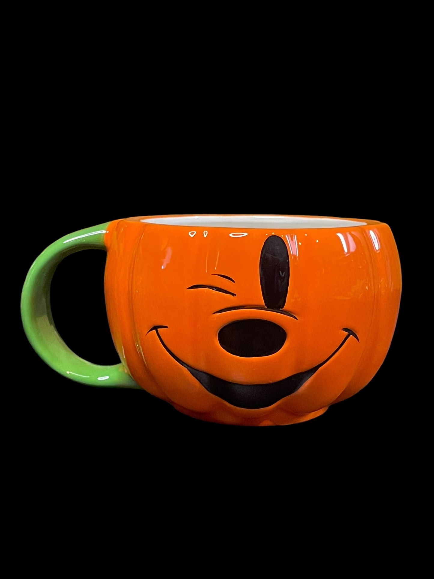 Disney Bioworld Sculpted Ceramic Mickey Pumpkin Tea Set