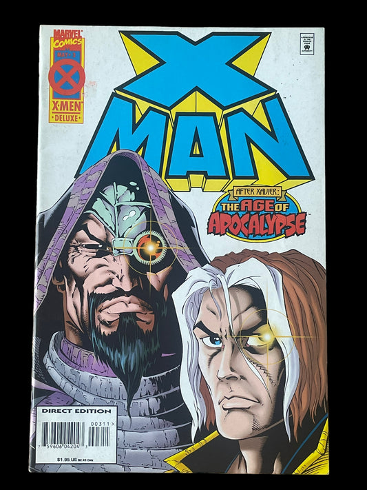 X-Man #3 May 1995 Marvel Comics Book