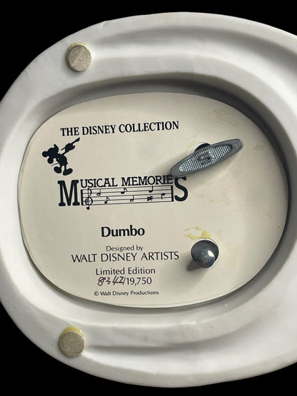 1986 Disney Dumbo Musical Memories Limited Edition Music Box