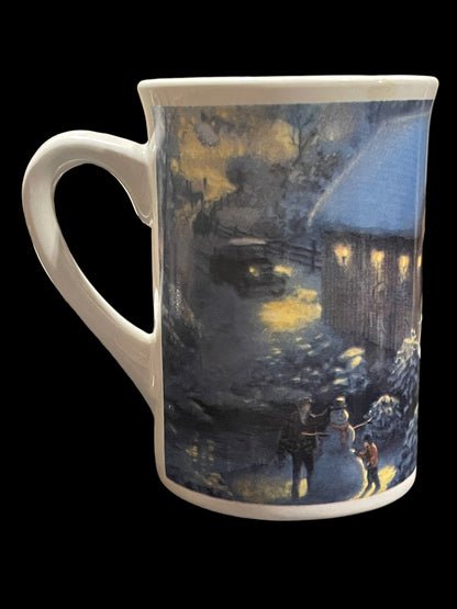 2008 Thomas Kinkade Winter Evening Memories Mug