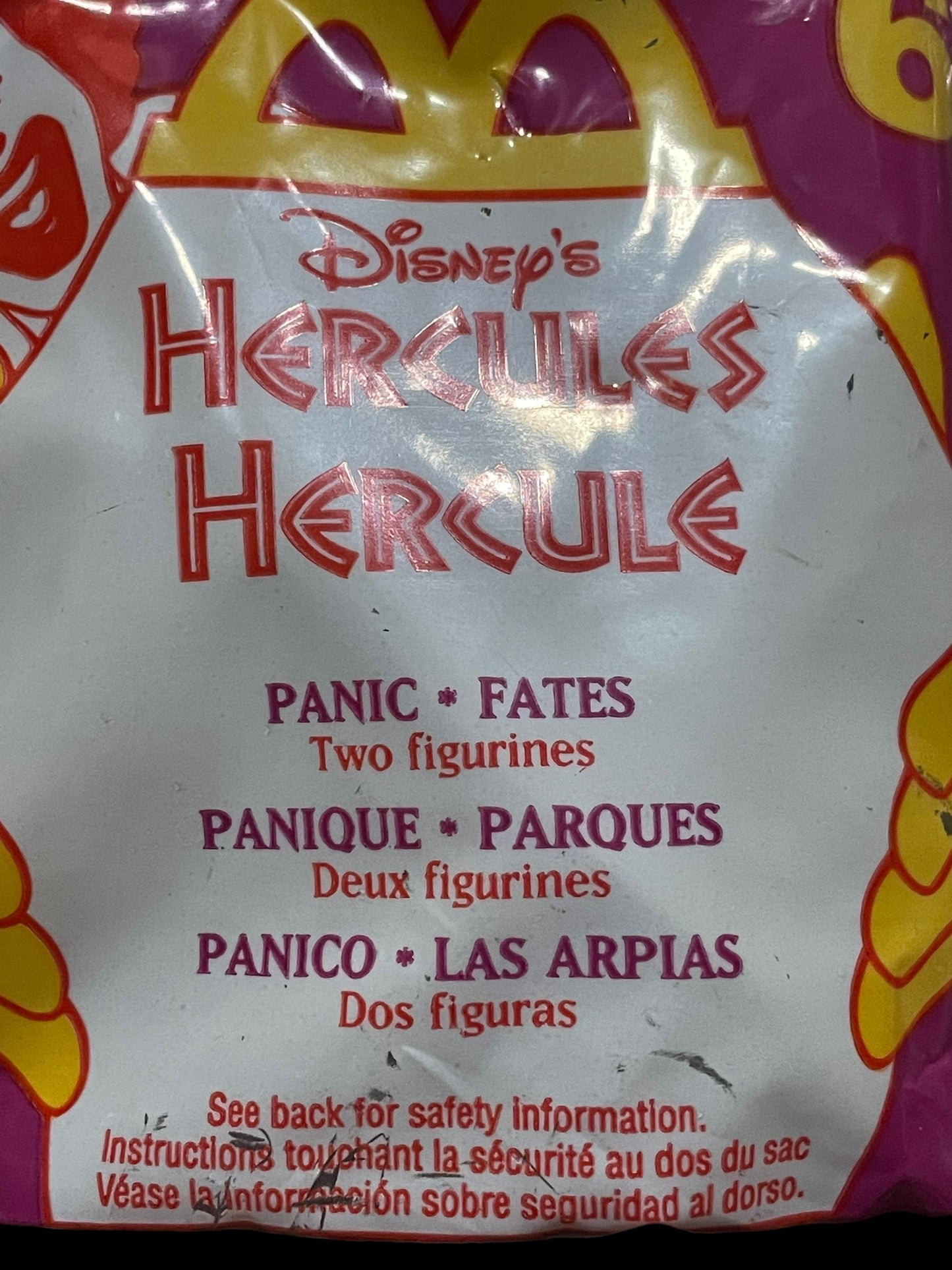 1996 Hercules Panic & Fate McDonald's Happy Meal Toy