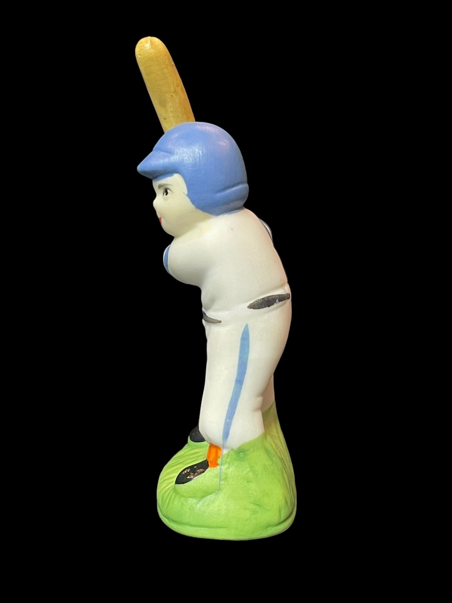 Vintage Mini Japanese Porcelain Baseball Player