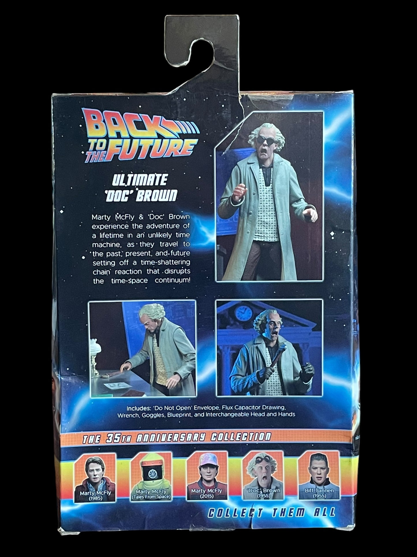 NECA Back to the Future 35th Annivesary Ultimate Doc Brown Action Figure