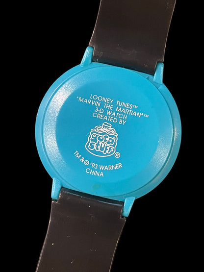 1993 Looney Tunes Marvin the Martian Greeting Earthlings 3D Watch