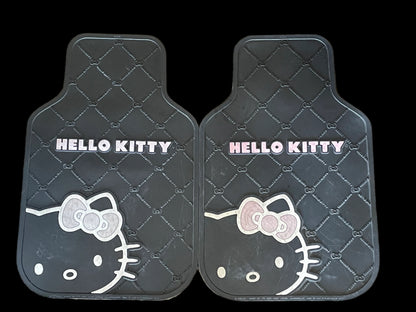 2012 4PC Set Sanrio Hello Kitty Rubber Car Floor Mats