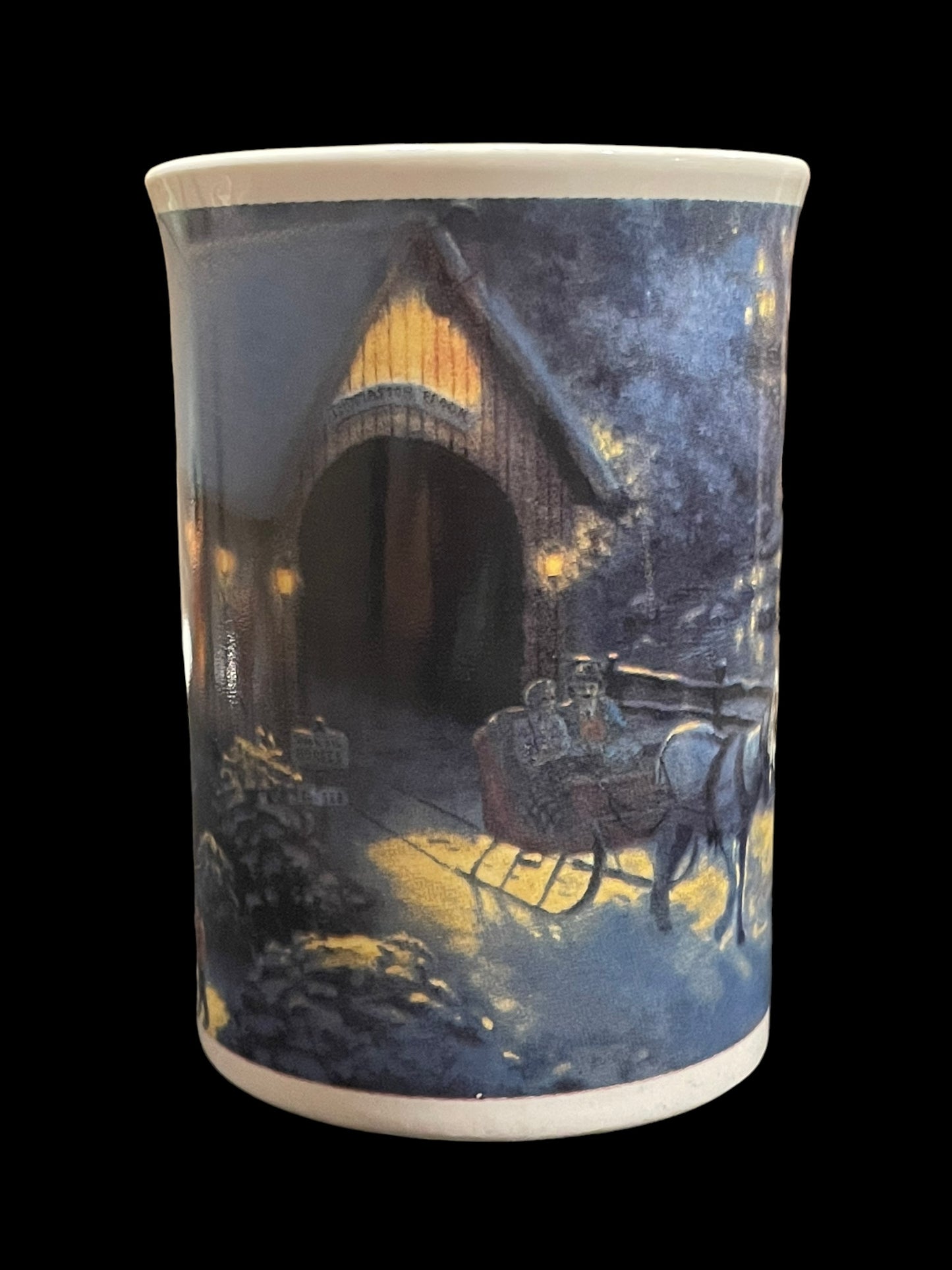 2008 Thomas Kinkade Winter Evening Memories Mug