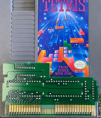 1985 Authentic Tetris Nintendo Entertainment System NES Cartridge