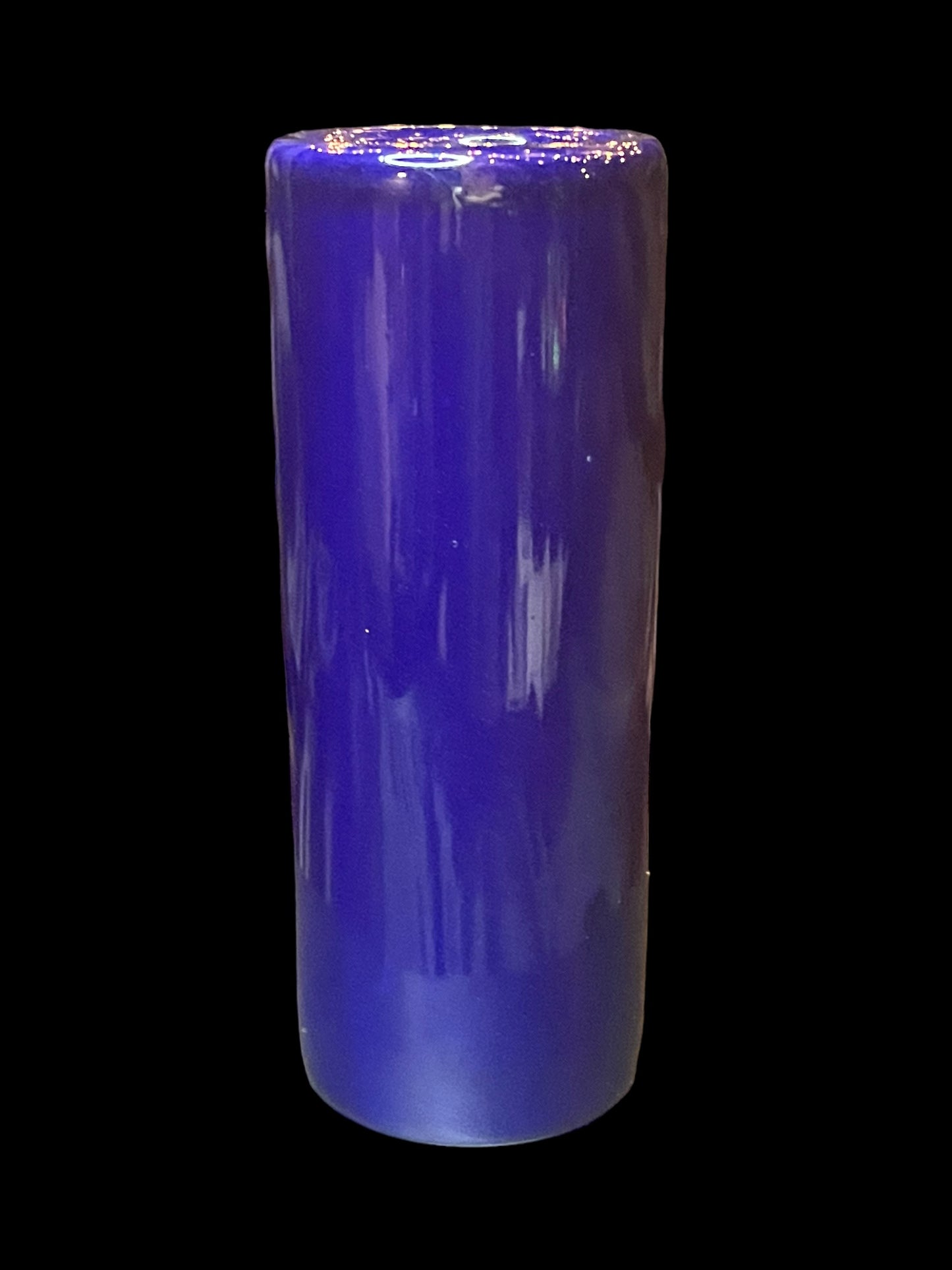 Yellowstone National Park Blue Glazed Ceramic Tall Shot Glass