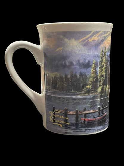 1999 Thomas Kinkade Lakeside Hideaway Mug