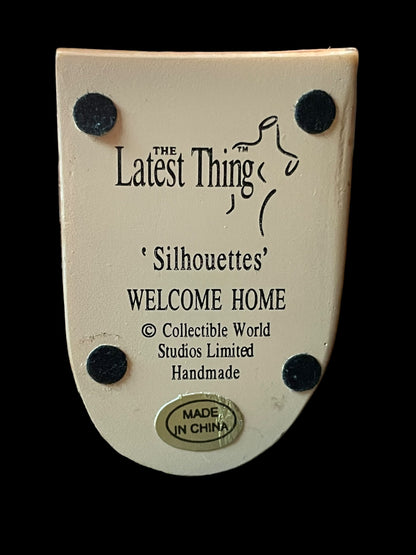 The Latest Thing Silhouettes Welcome Home Figurine