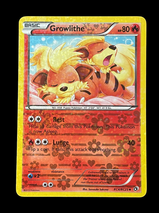 Growlithe #RC4 Pokemon Legendary Treasures