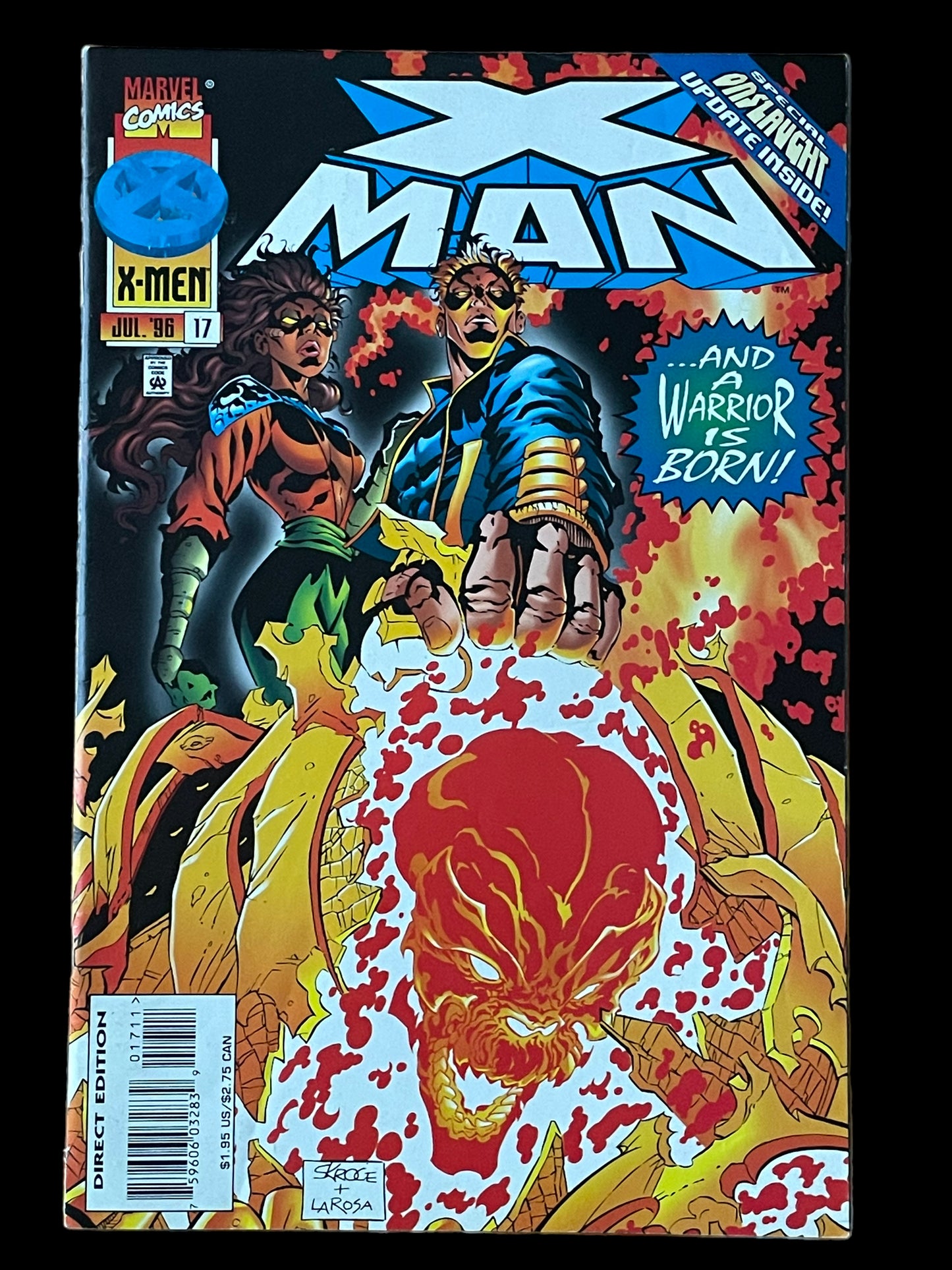 X-Man #17 July 1996 Marvel Comics Book