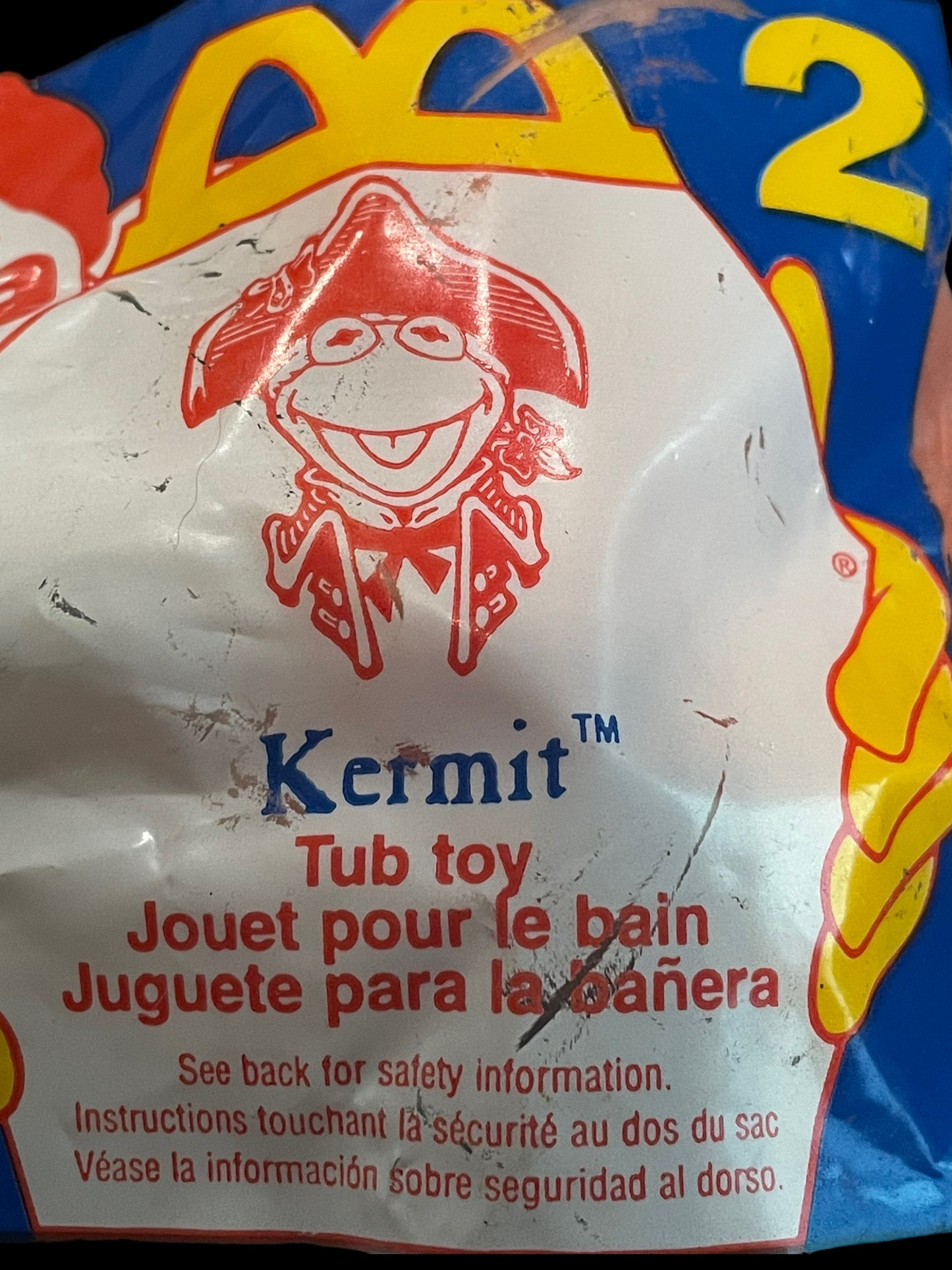 1995 Muppet Treasure Island Kermit McDonald's Happy Meal Toy