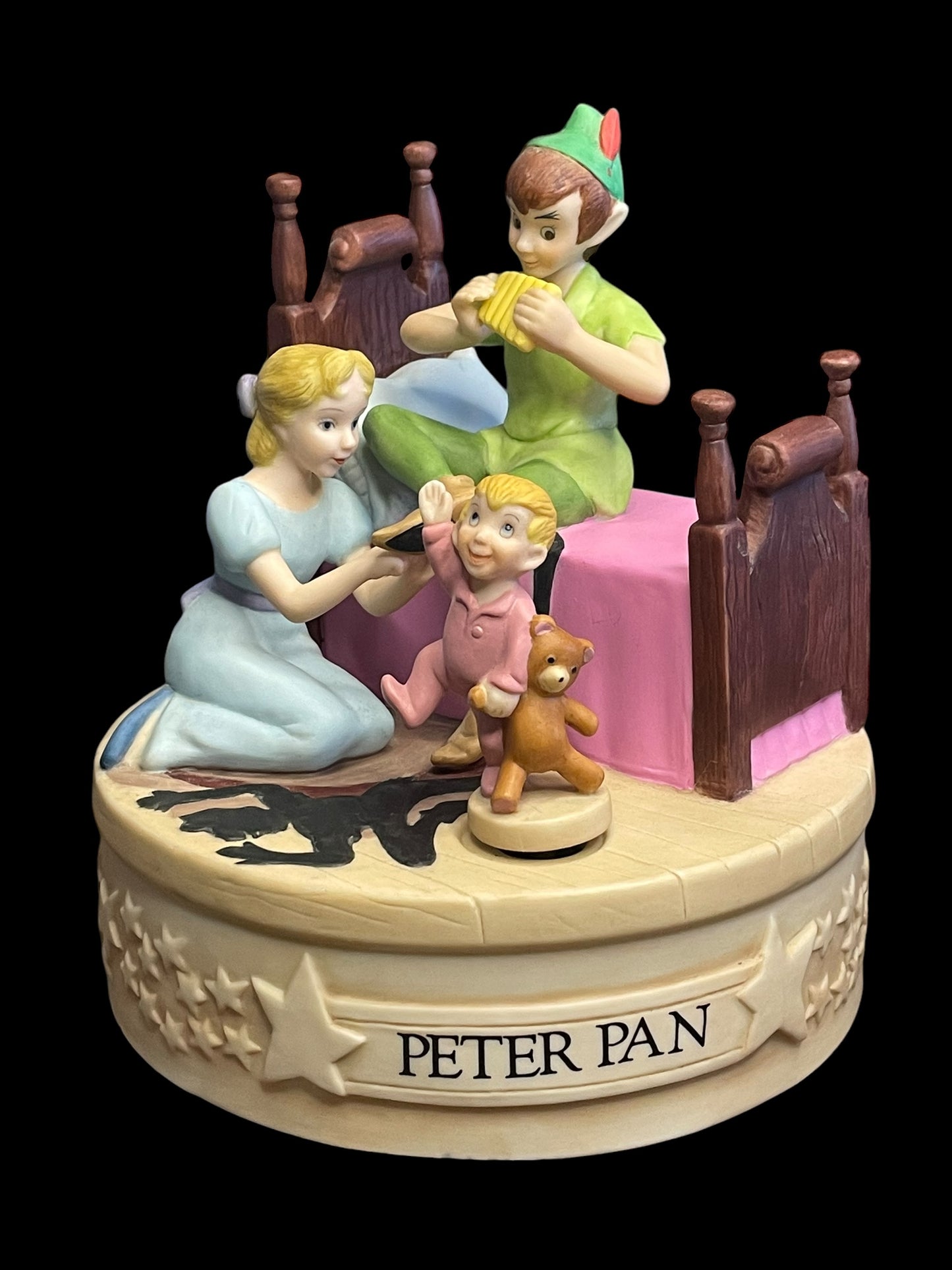 1986 Disney Musical Memories Peter Pan Limited Edition Music Box