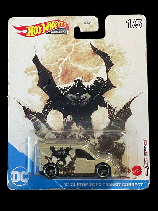 2022 Batman Hot Wheels '09 Custom Ford Transit Connect 1/5