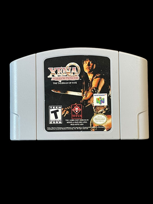 1999 The Talisman of Fate Xena Warrior Princess N64 Nintendo 64 Cartridge Tested