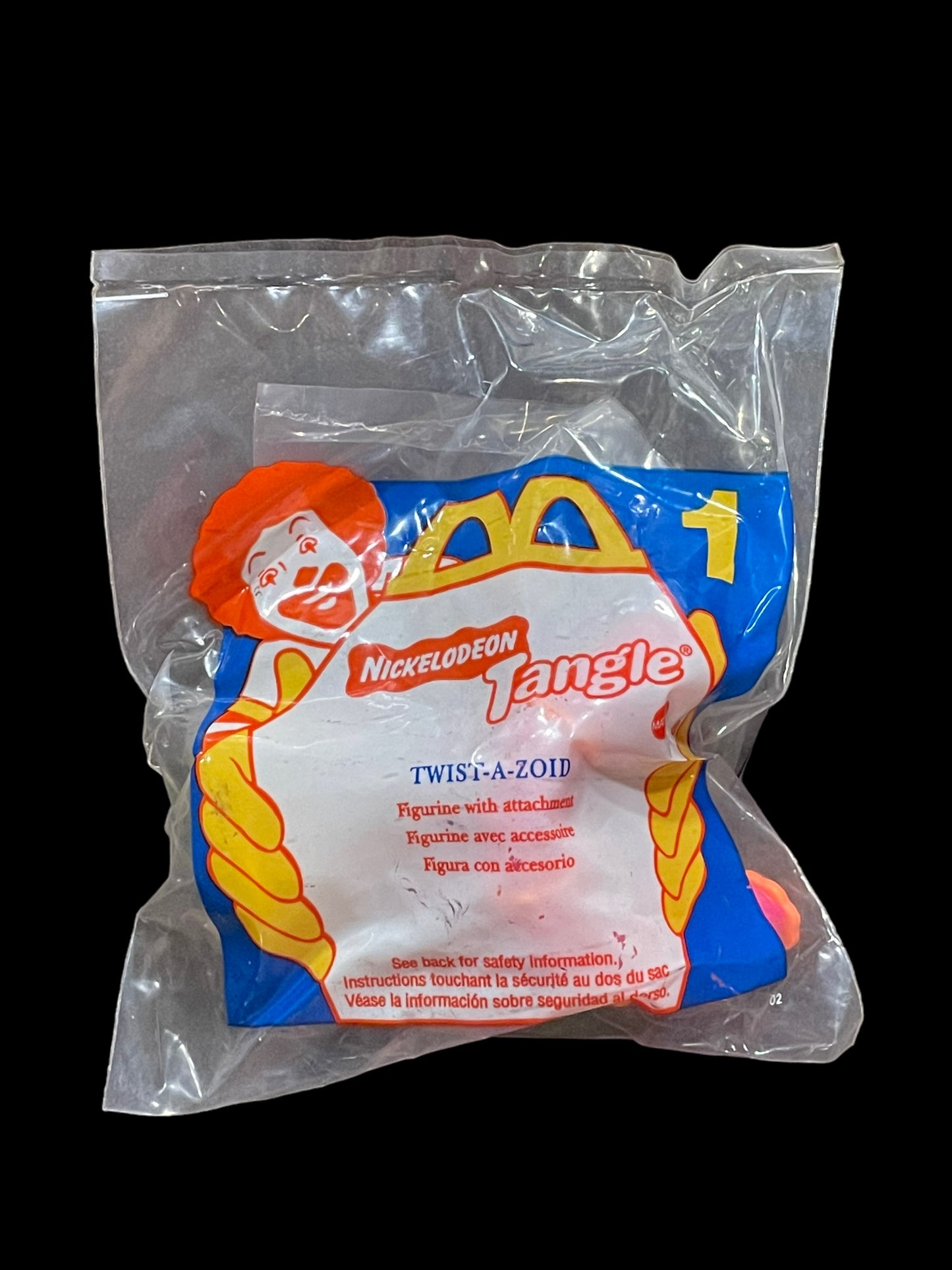 1996 Nickelodeon Tangle Twist-A-Zoid #1 McDonald's Happy Meal Toy