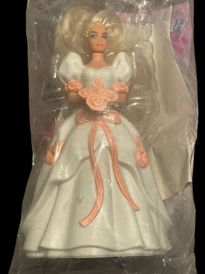 1992 Barbie Romantic Bride Barbie McDonald's Happy Meal Toy