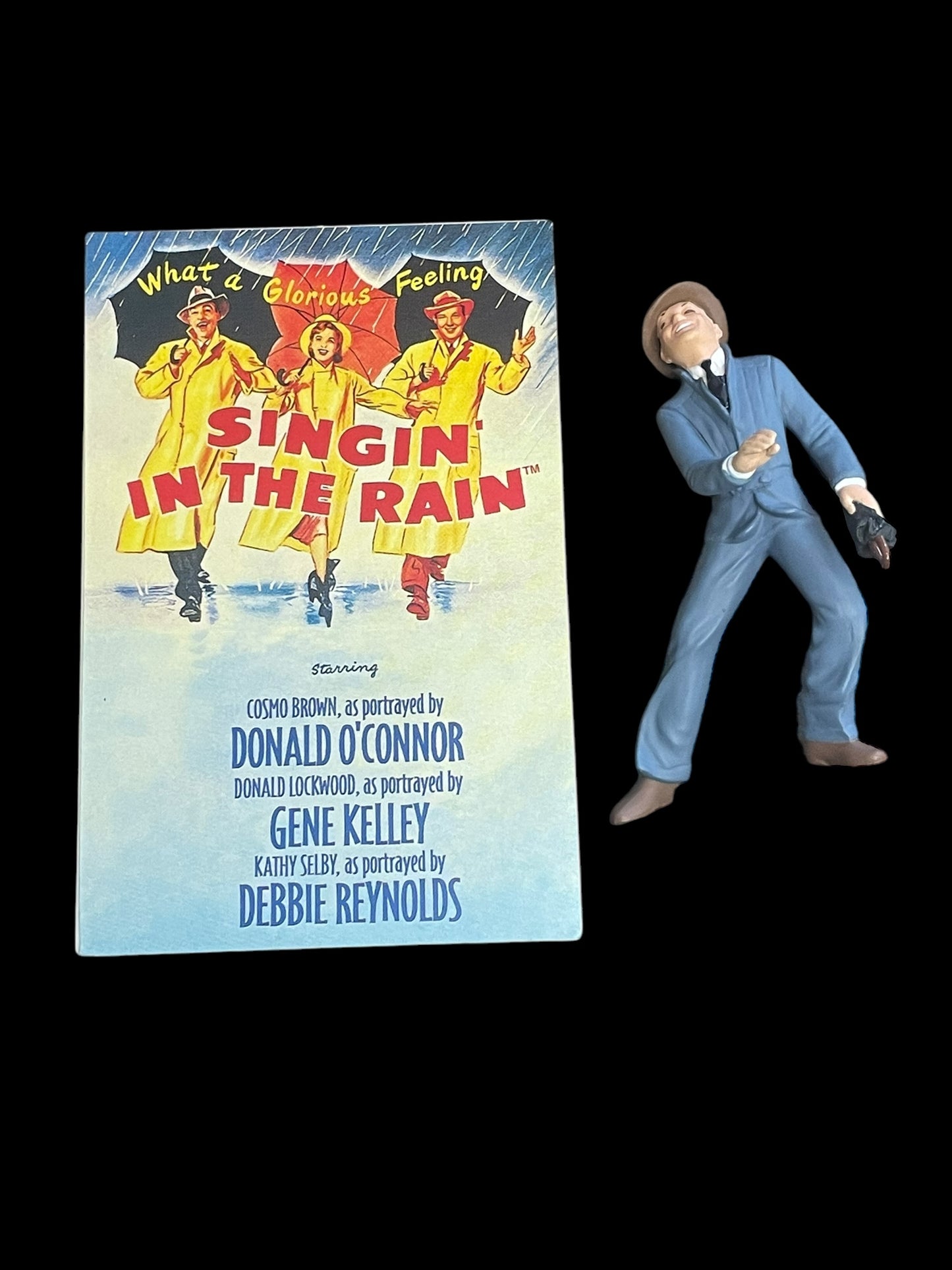 1998 Hallmark Keepsake Singin' in The Rain Set of 2 Miniature